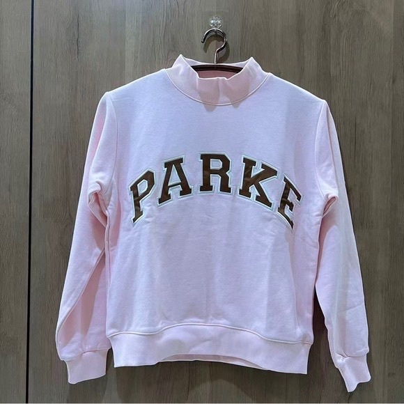 Parke Tops - PARKE Women's Light Pink Sweatshirt